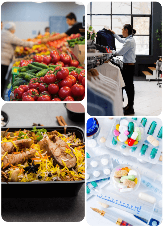 small businesses and shops